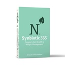 Synbiyotik 365 Triple Action Prebiyotiks and Probiyotiks for Women & Men | Supplement with B Vitamins, Biotin & Niacin | Gluten Free, Non-GMO & Vegan | 20 Milyar CFU | 30 Hizmet