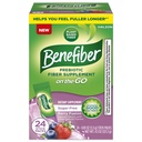 Benefiber GLP-1 Dostu Fiber Supplement, Berry Fusion, Go Stick Packs, 24 Count