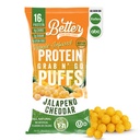 İyi Savory Keto Jalapeno Cheddar Protein Puffs | Gluten-Free -16g Protein, Low Sugar, Low Calorie, Diabetic Friendly Snacks | Low carb, Sağlıklı Çocuk Snack | Yapay Flavours (12-Pack)