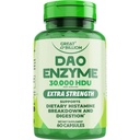 DAO Enzyme (Dimin Oxidase) - Kadınlar ve Erkekler için Enzymes - 30.000 HDU - Gut Health Supplements - Digestive Health Histamine Support - Enzymes for Digestion - 60 Capsules
