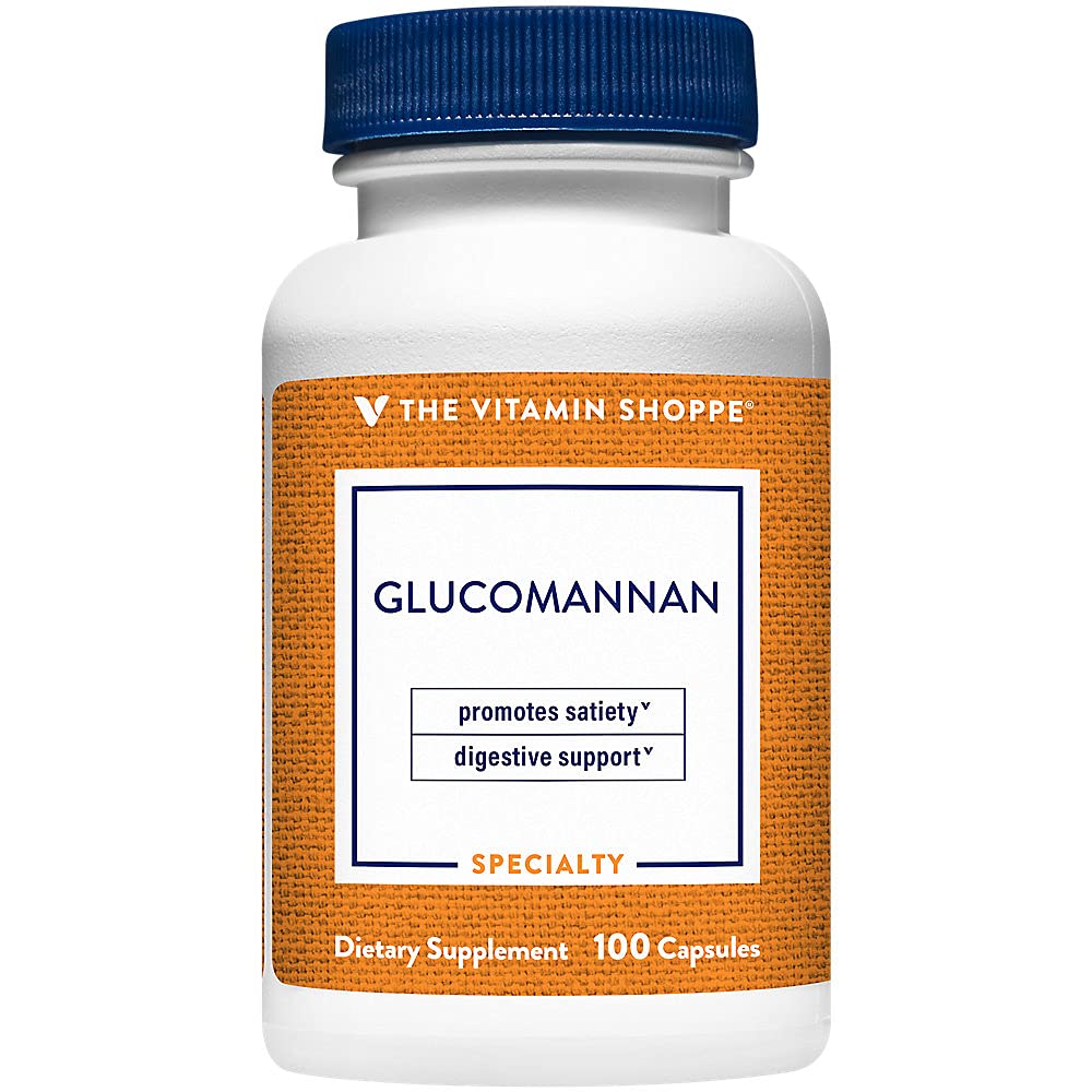 Η βιταμίνη Shoppe Glucomannan 1,99GM, πηγή διαλυτές ίνες από (100 κάψουλες)