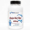 Glucomannan 600 mgKonjac Root Fiber // 180 Capsules // PureControl Supplements // Pure //