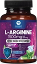 L-Arginine Kompleksi - Ekstra Kuvvet Nitrik Membran ATM Supplement - Doğal Kalp Sağlığı ve Kas Desteği için Premium Enerji - Sigara içilmeyen ABD - 60 Capsules