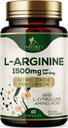 L-Arginine Extra Strength Supplement with L-Citrulline - Muscle Supporting Natural Nitrik Oksit Precursor Branson - Kalp Sağlığı Desteği - ABD Şişesi için Amino Asit Enerji Toplantısı - 60 Capsules