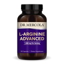 Dr. Mercola L-αργινίνη Advanced, 30 Υπηρεσίες (90 Κάψουλες), 1.000 mg ανά υπηρεσία, συμπλήρωμα διατροφής, υποστηρίζει την παραγωγή ενέργειας, μη ΓΤΟ