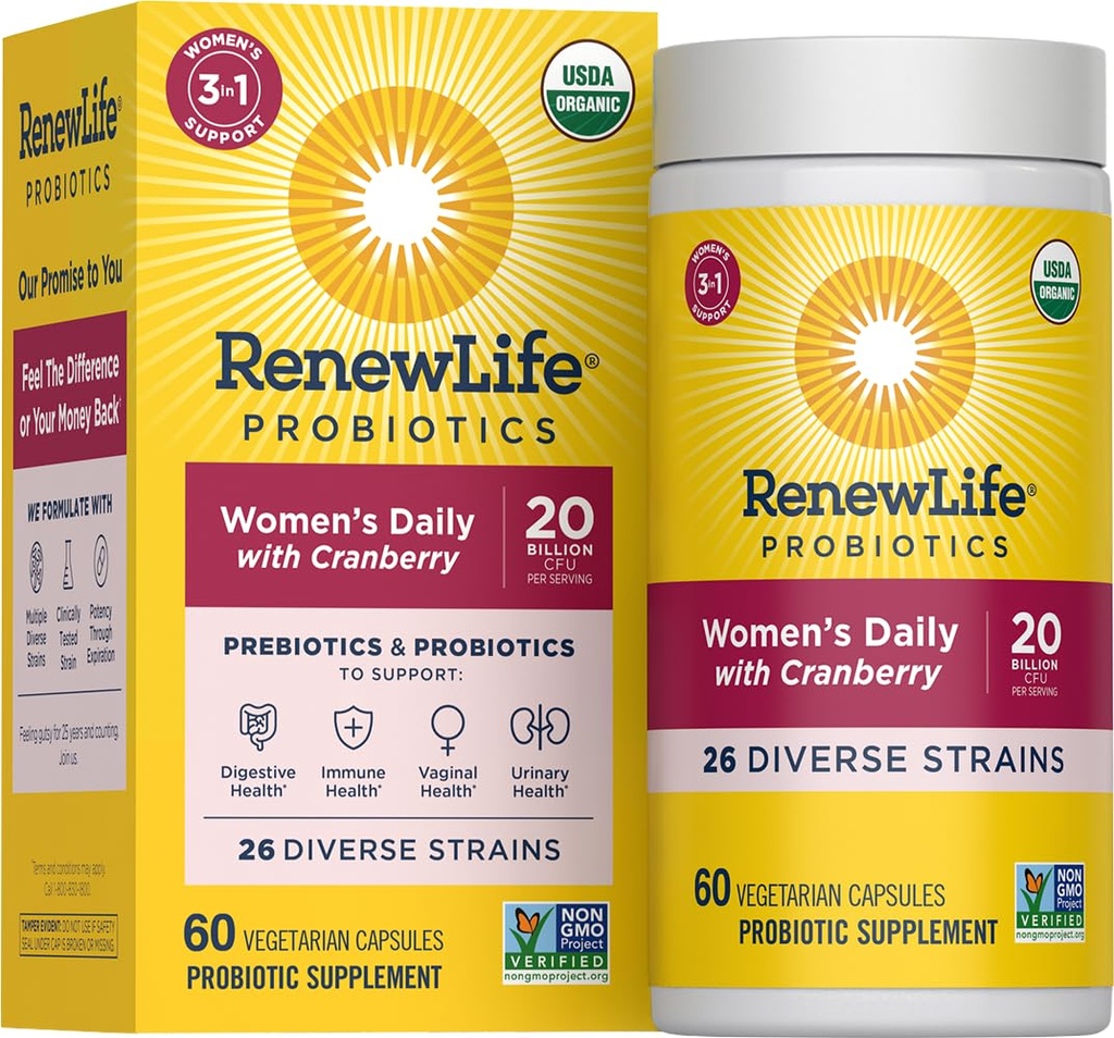 Yeni Yaşam Kadınları Daily Probiyotik + Prebiyotiks, 60 CT