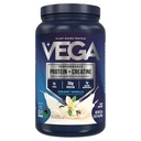 Vega proteini + Kretin - 30g Plant-Based Protein, Vanilla, 20 Hizmet, 3g Kretin, Vegan, Keto, Gluten Free, Dairy Free, Low Carb, Kas Büyüme ve Onarım için, İçecek Mix, 33.9oz