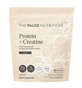 Η 'Πρωτεΐνη Ζωής Παύσης + Creatine, Φτιαγμένη με Creavitalis Creatine Monohydrate, πρωτεΐνη ορού γάλακτος, & BCAAs για άνδρες και γυναίκες, Χωρίς γλουτένη, χαμηλή ζάχαρη, μη ΓΤΟ, Vanilla Flavor, 14 μερίδες, 17,8 oz