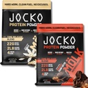 Jocko yakıt proteini Sche (2 Pack) - Chocolate Peanut Butter (2lb) + Vanilla (2lb) - Supports Muscle Recovery & growth