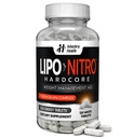 Χάπια διατροφής LipoNitro® Thermo-Burn με Nitro Energy Dietary Supplement Κατασκευασμένο στις ΗΠΑ - 120 White Tablets