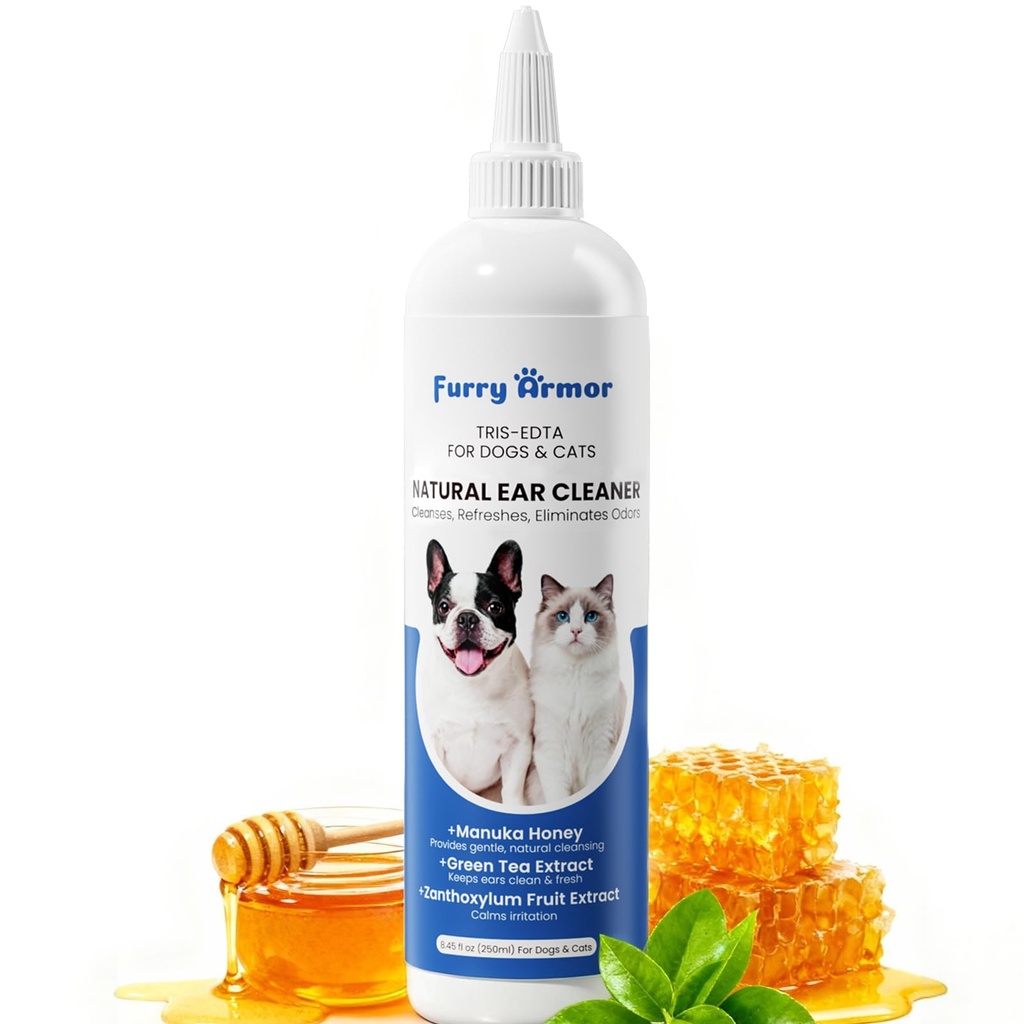 Köpekler ve Cats Natural Gentle Formula için Manuka Honey & Green Tea - Enfeksiyon ve Yeast Önleme için Üç Botanik Yıkama, PH Dengeli 845 Oz