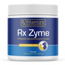 Rx Vitaminleri Rx Zyme Toz - Köpekler ve Kediler için Enzymes - Köpekler için Anti Diarrhea, Cat Constipation Relief, Anti-Bloating - Cat Digestive Support and Dog Gut Health - 120g