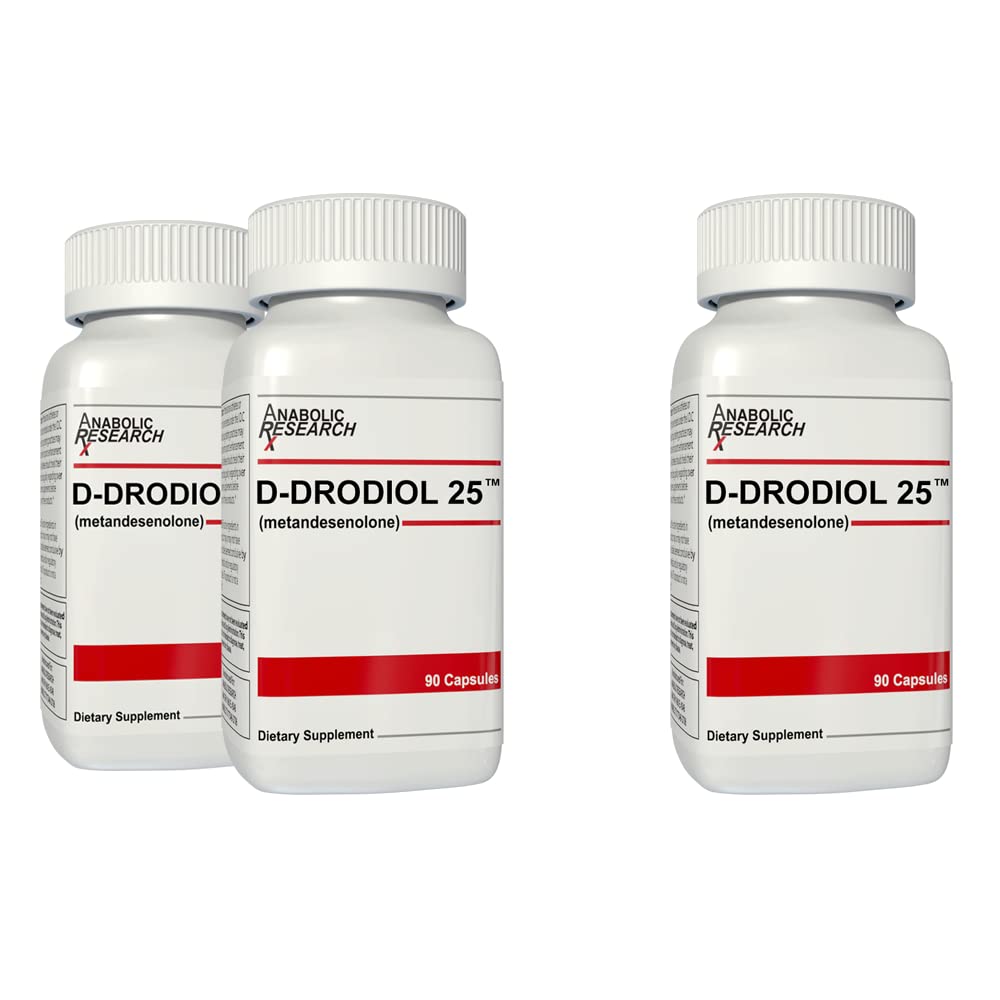 D-Drodiol 25 - Mass, Strength, & Power - 3 Ay Supply