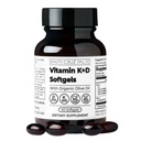 Santa Cruz Παλαιό βιταμίνη K2 + D3 Softgels, ημερήσιο συμπλήρωμα με βιολογικό ελαιόλαδο, περιλαμβάνει βιταμίνη K1 & δύο μορφές του K2, υποστηρίζει την υγεία της καρδιάς & των οστών, χωρίς γλουτένη, χωρίς ζάχαρη, Παλαιό, Κέτο, 60 μέτρα