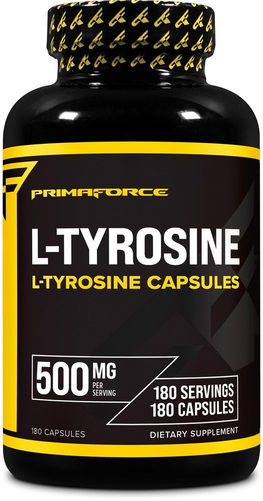 Primaforce L-Tyrosine Capsules 180 Capsules, 500 mg Per Serving