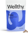 Wellthy Night Time Thermogenic - Βιταμίνη Β6, Ashwagandha & Melatonin - Nighttime Thermogenic για γυναίκες - Belly Thermogenic - Φυσικά συμπληρώματα απώλειας βάρους για γυναίκες, 60ct