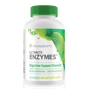 Youngevity Ultimate Enzymes® - Enzymes for Digestion, Gas & Bloating Relief - Betainel HCl, Ox Bile, Pancreatine 10X, Papain 6M, Pepsin 1:3000 (120 Capsules)