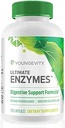 Youngevity Ultimate Enzymes® - Multi Enzymes for Digestion, Gas & Bloating Relief - Betaine HCl, Ox Bile, Pancreatine 10X, Papain 6M, Pepsin 1:3000 (120 Κάψουλες)