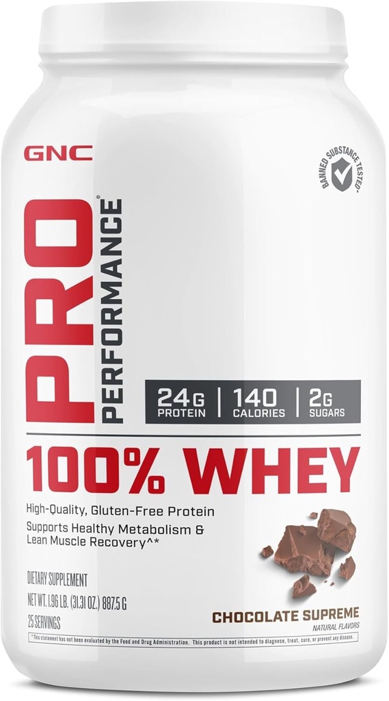 GNC Pro Performansı %100 Whey - Chocolate Supreme (25 Hizmet)