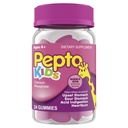 Pepto Kids Gummies, Helps Relieve Occasional Upset Stomach, Acid Indigestion, Sour Stomach and Heartburn, 24 Gummies