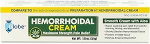 Hemorrhoidal Krem, Phenylephrine HCl, Pramoksie ile Aloe, Yanan, Itching and Discomfort of Hemorrhoids, 1.8 Ounces