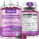 2 Pack Glucosamine Chondroitin Gummies, Ekstra Kuvvetli Glucosamine Chondroitin MSM, Elderberry & Turmeric, Ortak Sağlık, Flexability, Antioksit Flavored, 120 Gummies