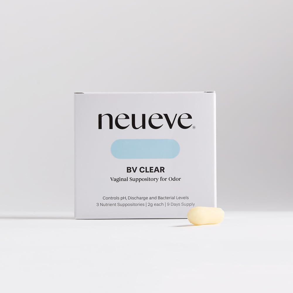 NeuEve BV Clear for <45 | for Vaginal Odor and Bakteril Vaginosis Relief | PH-Balancing and Deals with Gardnerella Vaginalis ve Recurrent BV