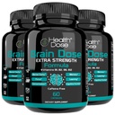 Health Dose Brain Dose Premium Nootropics - Caffeine-Free Extra Strength Formula for Men & Women - Supports Brain Health, Cognitive Focus & Memory Retention, Pack of 3.