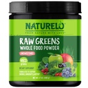 NATLO Raw Greens Superfood Toz - Unsweetened - Boost Energy, Detox, Gelişmiş Sağlık - Organik Spirulina - Buğday Çim - Meyve ve Sebzelerden Tüm Gıda Beslenme - 480 Grams