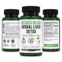 Sibirya Green Herbal Liver Detox ile Süt Butle Artichoke Dandelion 60 Capsules – Geleneksel Sibirya Formula Plus Liver Health Enzymes