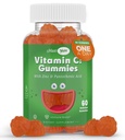 Maxi-Health Vitamin C Gummies with Çinko - Çocuklar ve Yetişkinler için çinko ile Sağlık Vitamini - Respiratory Destek ve Immune ATM - Hiçbir Preservatif ve Yapay Flavors - 60 Meyveli Gummies