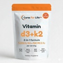 Vitamin D3 5000 IU with K2 MK-7 100 mcg, 300 Softgels – High Potency, Virgin Coconut Oil – Bone, Heart & Immune Support – Non-GMO, Easy to Swallow