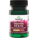 Swanson Extra Strength D3 & K2-5,000 Iu & 100 mcg 60 Veg Caps
