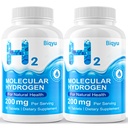 Hydrogen Water Tablets, Hydrogen Tablets-2 Pack Total 180 Count, Potent Molecular Hydrogen for Brain, Energy & Metabolism Support, Gluten Free & Non-GMO