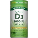 Nature's Truth D3 1000 IU | 250 Softgels | Essential Vitamin D | Non-GMO & Gluten Free Supplement Supplement