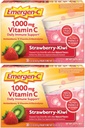 Emergen-C 1000 Vitamin mg C Toz, Strawberry Kiwi Flavor, Antioksis, B Vitaminleri ve Elektrolytes, Immune Desteği için C Supplements, 30 Count (Pack of 2)