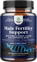 Pre Conception Male Ferttitude Supplement - Semen Volume ATM with CoQ10, Maca Root, Metil Folate & D-Aspartic Acid - Mens Ferttitude Supplement for Sperm Motness - Conception for Him, 90 Days