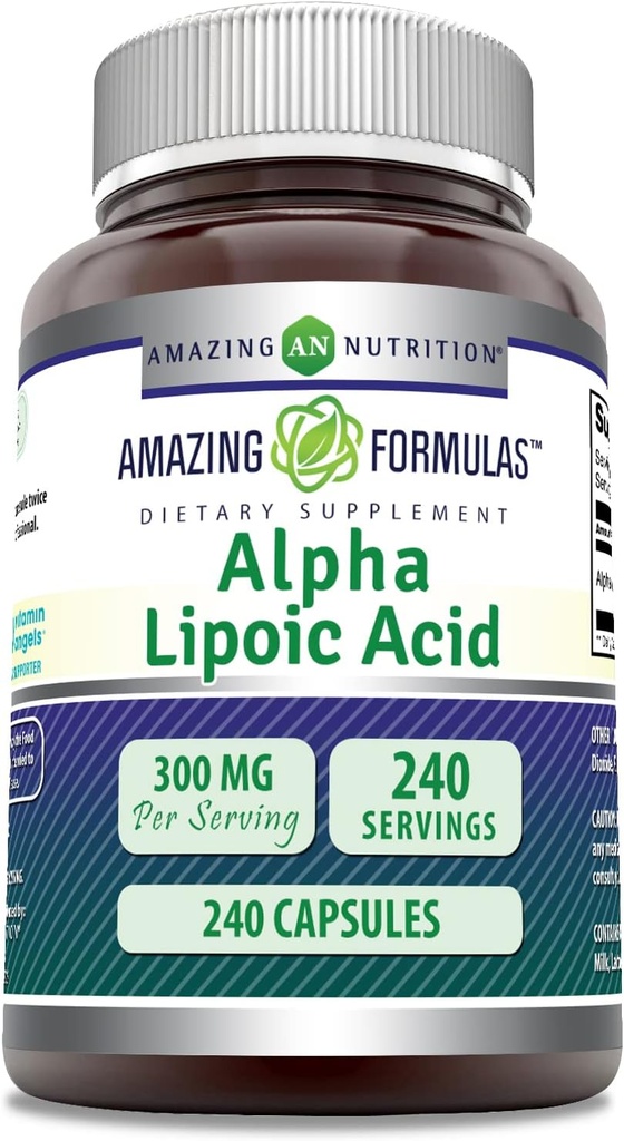 Amazing Formulas Alpha Lipoic Acid 300 mg Συμπληρώματα καψακίων 