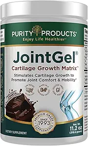 Προϊόντα καθαρότητας JointGel Formula - Collagen Peptides + MSM - Υποστηρίζει την κοινή λειτουργία + Ευελιξία Ενώ οχυρώσει το κοινό Cartilage - Διπλή Δράση - Καθημερινή σκόνη - 30 Σερβιέτες (30 σερβιέτες, σοκολάτα)