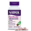 Natrol Melatonin 10 mg Hızlı Dissolve Tabletleri - Strawberry Flavor, 60 Kont, Sleep Support, Fast Dissolve Melatonin for Yetişkinler, 60-Day Supply