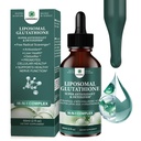 Liposomal Glutathione Liquid Drops 2000mg – Antioxidant Support Liquid Supplement with 600mgAlpha Lipoic Acid & Hyaluronic Acid | Vegan, Non-GMO, Soy & Gluten Free (2 FL OZ(Pack of 1))