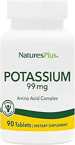 Nature's Plus P properties 99 mg, 90 Tabletler - Sağlıklı Elektrolyte Balance & General Well-Being - Gluten Free, Vegetarian - 90 Hizmetler