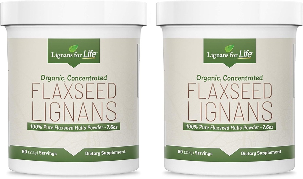 Hayat için Lignans - Doğal Bulk Ground Flaxseed Toz - Omega 3 & 6 Fatty Asits Yüksek Fiber Antioksitleri doldurdu - Sağlıklı Kalp ve Saç, Sağlıklı Immune Sistemi - 60 Sayfaya 80 mg hizmet