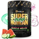 ALPHA LION Superhuman Pump Pre Workout Toz, Caffeine Free & Stim Free Preworkout Supplement, Nitrik Hoffman, Muscle Winer, Energy & Focus (42 Hizmetler, Kas Melon Flavor)