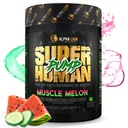 ALPHA LION Superhuman Pump Pre Workout Toz, Caffeine Free & Stim Free Preworkout Supplement, Nitrik Hoffman, Muscle Winer, Energy & Focus (42 Hizmetler, Kas Melon Flavor)