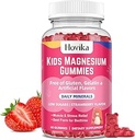 Μαγνήσιο Gummies για τα παιδιά - Μαγνήσιο Κιτρικό + Βιταμίνη B6 & D3 - Great Tasting Kids Μαγνήσιο Calm Gummies for Nerve Bone and Muscle Health for Kids Wellness, Vegan Φράουλα Γεύση 60 μέτρα