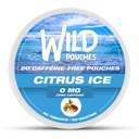 Wild 0mg Nicotine Free Pouches No Caffeine Citrus Ice - 20 x Caffeine Free Pouches