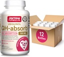 Jarrow Formulas QH-Absorb 100 mg Max Abhidrasyon- CoQ10 Ubiquinol- Up to 60 Servisler (Softgels) - Supports Mitonochdrial Health, Cellular Energy Production & Health Cardiovascular Function, 12 Paket