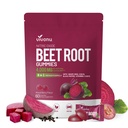 VivoNu Super Beetroot Gummies 8-in-1 Premium Energy Supplement with CoQ10, Beetroot Extract, Grape Seed Extract, Black Pepper, Vitamins C & B12, L-Arginine & L-Citrulline 60ct