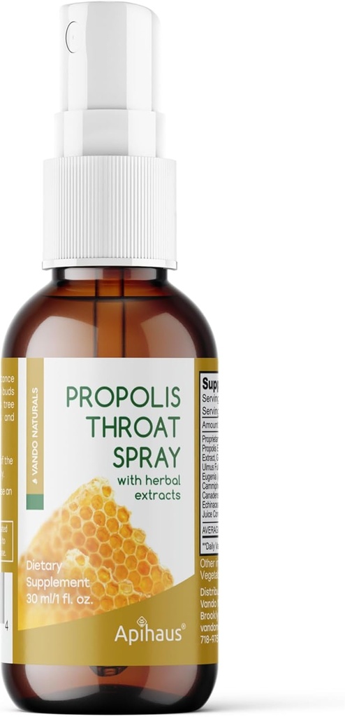 Propolis & Herb Throat Spray, 1 Akışkan Ounce